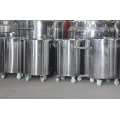 SS304 Stainless Steel Tank stainless steel storage tank with universal wheel Factory